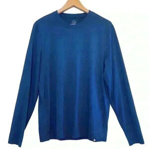 🌈 6/$60, REI Co-Op Long Sleeve Base Layer Pullover, Blue, Size Large
